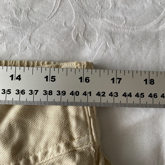 Aerie Women's NWT‎ Cream/Beige Linen Blend Mini Skirt Size Large - Picture 10 of 14